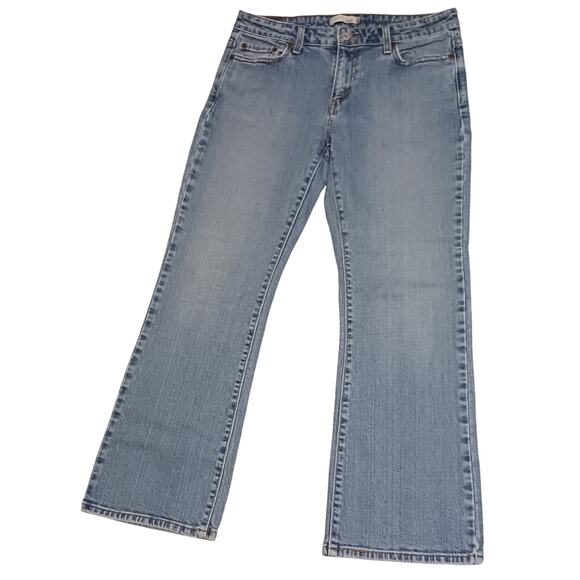 Levis 515 Bootcut Womens 10M 30Wx27L Faded Blue Denim Jeans - Picture 2 of 9